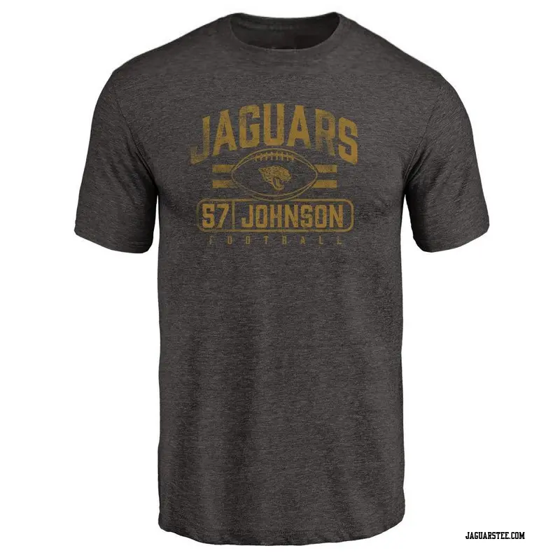 Youth Jacksonville Jaguars ＃57 Caleb Johnson Black Flanker T-Shirt